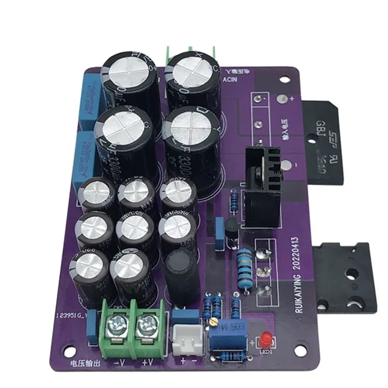 DC12V Output Large Current Rectifier Bridge A1943 LM317 TL431 DC Stabilized Linear Power Supply Board For Tube Amplifier
DC12V Output Large Current Rectifier Bridge A1943 LM317 TL431 DC Stabilized Linear Power Supply Board For Tube Amplifier