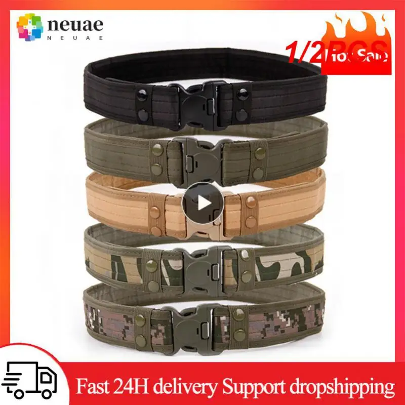 1/2PCS Quick Release Military Tactical Belt Army Style Combat Belts Fashion Men Camouflage Canvas Waistband Outdoor Hunting
1/2PCS Quick Release Military Tactical Belt Army Style Combat Belts Fashion Men Camouflage Canvas Waistband Outdoor Hunting