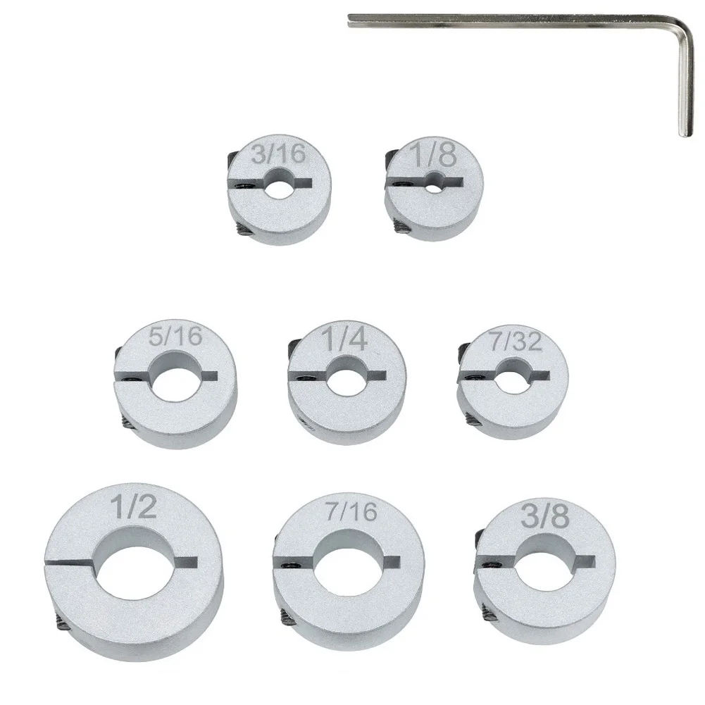 Durable Depth Stop Collar Split Rings Hand Tools Hex Wrench Metal Replacement Fixed Drill Bit Holder For Drilling Wood
Durable Depth Stop Collar Split Rings Hand Tools Hex Wrench Metal Replacement Fixed Drill Bit Holder For Drilling Wood