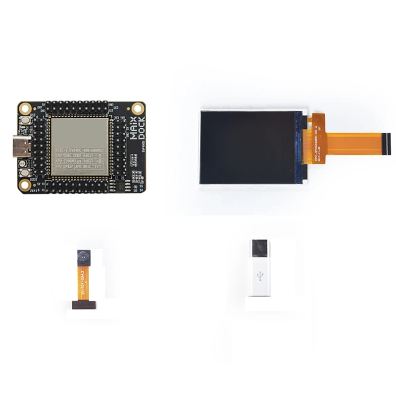 For Sipeed Maix Dock Development Board Kit K210 AI+Lot With GC0328 Cam And 2.4 Inch Screen Deep Learning Vision Board PCB
For Sipeed Maix Dock Development Board Kit K210 AI+Lot With GC0328 Cam And 2.4 Inch Screen Deep Learning Vision Board PCB