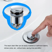 Sink Filter Pop-up Anti-clog Drain Strainer Copper Plastic Basin Dish Drainer Strainer For Bathroom Kitchen Accessories
Sink Filter Pop-up Anti-clog Drain Strainer Copper Plastic Basin Dish Drainer Strainer For Bathroom Kitchen Accessories
