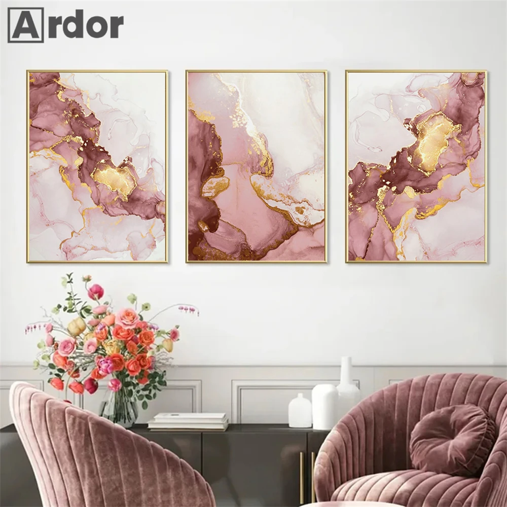 Gold Pink Marble Posters Canvas Painting Abstract Wall Art Print Nordic Poster Modern Wall Pictures Living Room Interior Decor
Gold Pink Marble Posters Canvas Painting Abstract Wall Art Print Nordic Poster Modern Wall Pictures Living Room Interior Decor