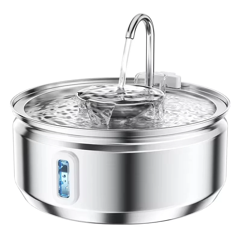Cat Water Fountain 3.2L/108oz Upgraded Stainless Steel Pet Water Fountain for Cats Drinking Automatic Cat Water Bowl Dispenser
Cat Water Fountain 3.2L/108oz Upgraded Stainless Steel Pet Water Fountain for Cats Drinking Automatic Cat Water Bowl Dispenser