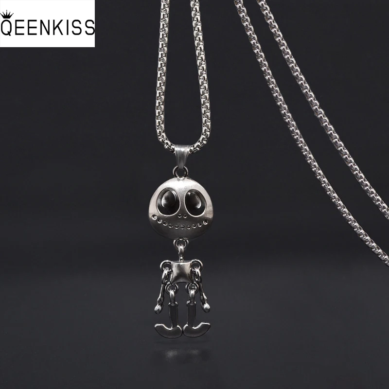 QEENKISS NC864 Fine Jewelry Wholesale Fashion Trendy Woman Man Birthday Wedding Gift Alien ET Spaceman Titanium Steel Necklace
QEENKISS NC864 Fine Jewelry Wholesale Fashion Trendy Woman Man Birthday Wedding Gift Alien ET Spaceman Titanium Steel Necklace