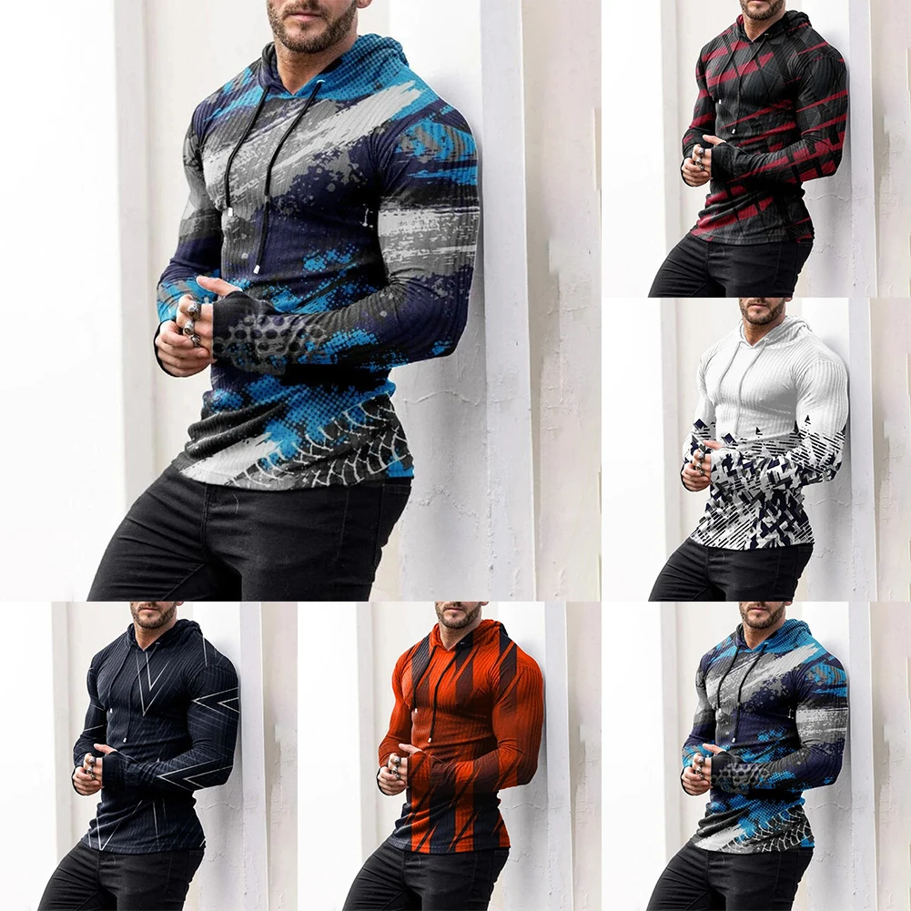 Men Casual Print Streetwear Pullover Hoodies Hooded Sweatshirts Long Sleeve Slim Fit Jumper Muscle Activewear Sports Tops
Men Casual Print Streetwear Pullover Hoodies Hooded Sweatshirts Long Sleeve Slim Fit Jumper Muscle Activewear Sports Tops
