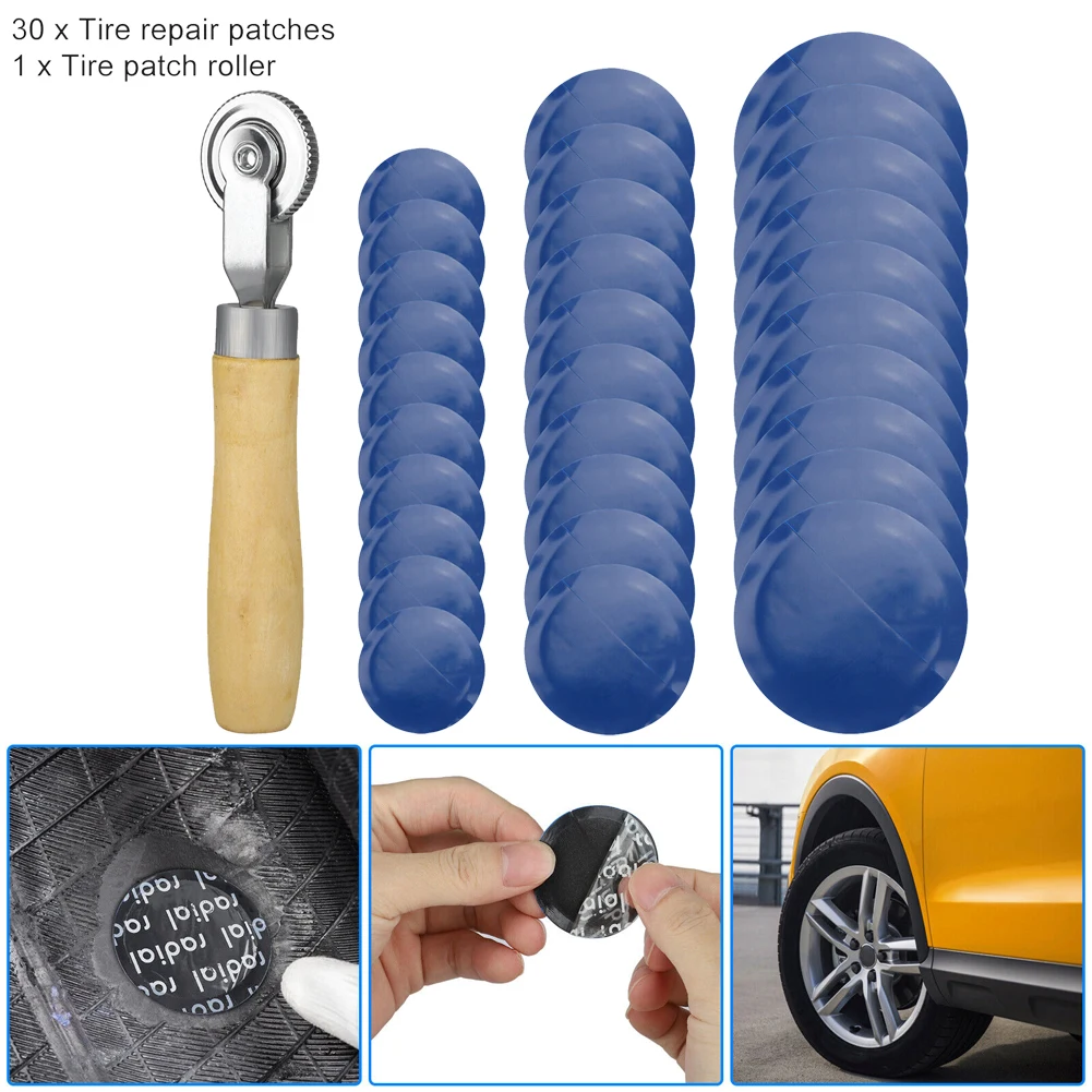 30 X Cars Tire Repair Tool Repair Patches Seals Repair Strips Stirring Glue For Tyre Plug Puncture Auto Motorcycle Tyre Repair
30 X Cars Tire Repair Tool Repair Patches Seals Repair Strips Stirring Glue For Tyre Plug Puncture Auto Motorcycle Tyre Repair