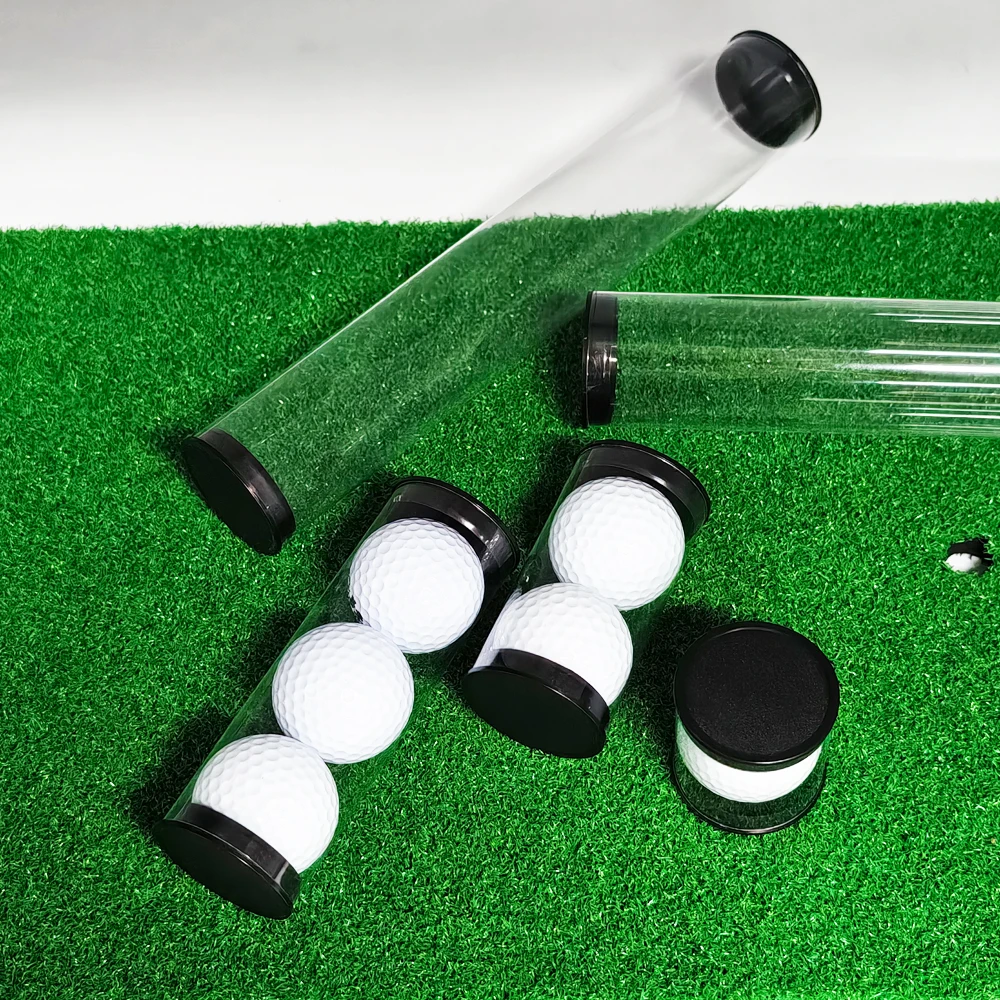 Portable Golf Ball Tube PC Transparent Round Plastic Packaging Box Various Specifications Balls Golfs Container Case Gift Box Portable Golf Ball Tube PC Transparent Round Plastic Packaging Box Various Specifications Balls Golfs Container Case Gift Box