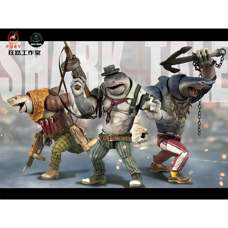 Fury Toys Abyss Force Wave 1 Shark Squad Combo with Set Action Figure Free Shipping Hobby Collect Birthday Present Model Anime
Fury Toys Abyss Force Wave 1 Shark Squad Combo with Set Action Figure Free Shipping Hobby Collect Birthday Present Model Anime