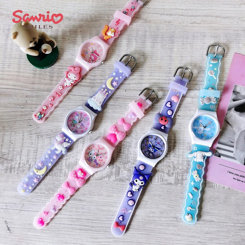 Kawaii Anime 3D Silicone Watch Hello Kittys Sanrio Kuromi My Melody Cinnamoroll Cute Student Quartz Watch Gifts Toys for Girls
Kawaii Anime 3D Silicone Watch Hello Kittys Sanrio Kuromi My Melody Cinnamoroll Cute Student Quartz Watch Gifts Toys for Girls