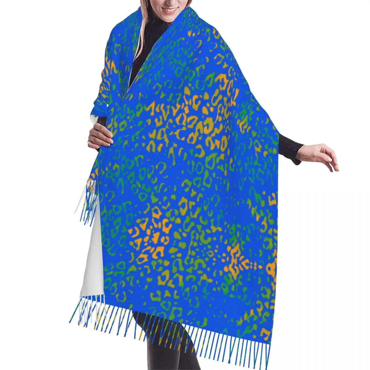 Leopard Animal Pattern Tassel Scarf Women Soft Fashion Versatile Female Shawl Wrap Female Winter Scarves
Leopard Animal Pattern Tassel Scarf Women Soft Fashion Versatile Female Shawl Wrap Female Winter Scarves