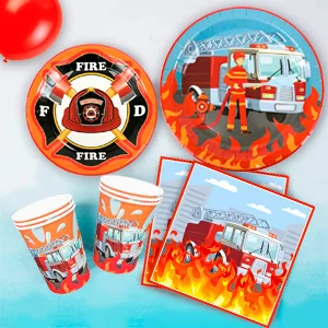 Fire Truck Birthday Party Supplies,95pcs Birthday Party Decorations for Boys-Firetruck Birthday Balloons Plates Napkins etc Fire Truck Birthday Party Supplies,95pcs Birthday Party Decorations for Boys-Firetruck Birthday Balloons Plates Napkins etc