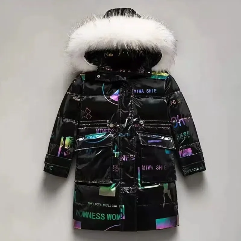 2023 Winter Down Jacket For Girls Coat Waterproof Shiny Hooded Children Outerwear Clothing 5-14 Year Teenage Kids Parka Snowsuit
2023 Winter Down Jacket For Girls Coat Waterproof Shiny Hooded Children Outerwear Clothing 5-14 Year Teenage Kids Parka Snowsuit