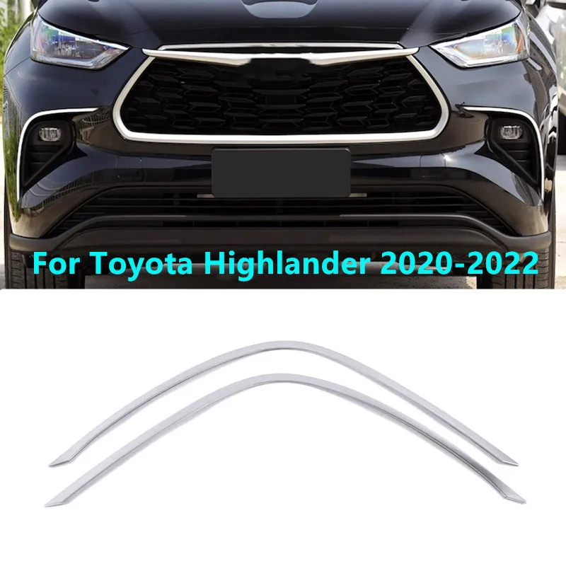Front Fog Lights Trim Strip Chrome Lamp Trim Eyelid Strip For 2020-2022 Toyota Highlander
Front Fog Lights Trim Strip Chrome Lamp Trim Eyelid Strip For 2020-2022 Toyota Highlander