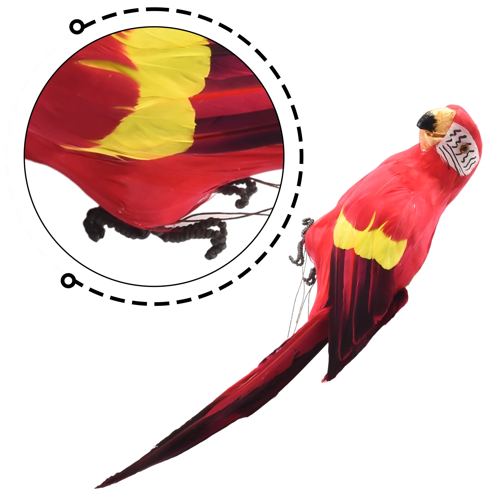 Craft Exquisite Artificial Parrot Handcraft Home Realistic Garden Photography Shop window Simulation 45cm Bird
Craft Exquisite Artificial Parrot Handcraft Home Realistic Garden Photography Shop window Simulation 45cm Bird