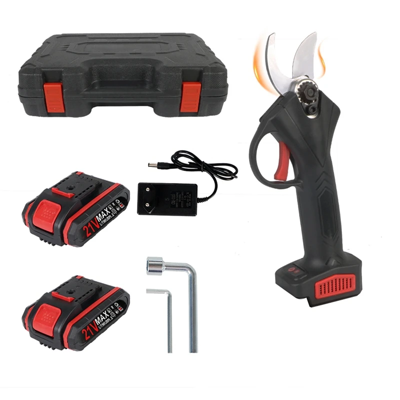 4 Gear Electric Cordless Pruner Pruning Shear With 6000Mah Lithium-Ion Battery Efficient Fruit Tree
4 Gear Electric Cordless Pruner Pruning Shear With 6000Mah Lithium-Ion Battery Efficient Fruit Tree