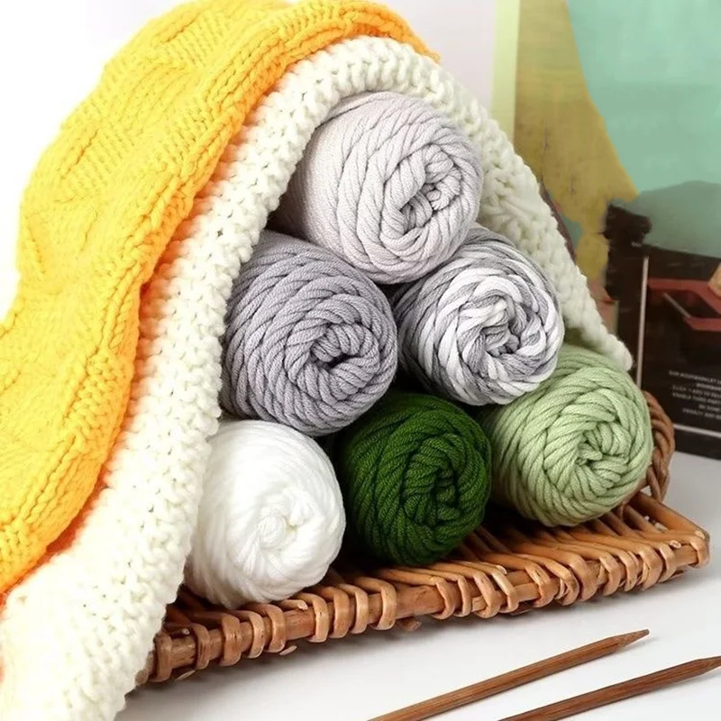 Milk Cotton Yarn Ball for Knitting, Tufting Art, 8-Strand, Crochet, DIY for Scarf, Cloth, Doll, Blanket, 100 m Thread
Milk Cotton Yarn Ball for Knitting, Tufting Art, 8-Strand, Crochet, DIY for Scarf, Cloth, Doll, Blanket, 100 m Thread