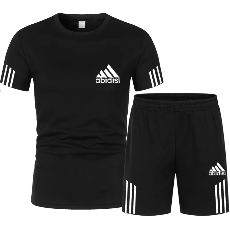 Ensemble de survêtement de luxe pour hommes, manches courtes, fitness trempé, mode décontractée, vêtements pour hommes, t-shirt
Ensemble de survêtement de luxe pour hommes, manches courtes, fitness trempé, mode décontractée, vêtements pour hommes, t-shirt