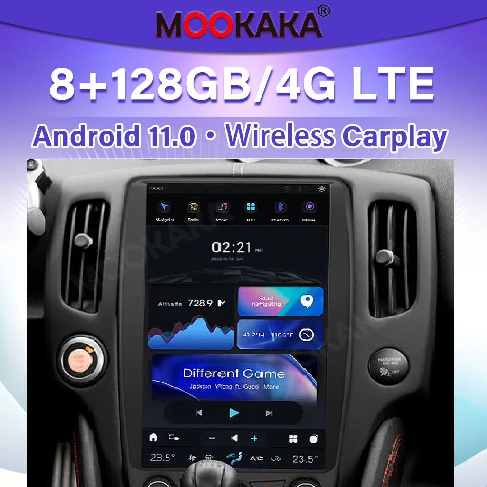 For Nissan 370Z 350Z 2008-2021 For Tesla Style Android 11 Car Radio Multimedia Player Carplay Auto Audio Stereo GPS Navigation
For Nissan 370Z 350Z 2008-2021 For Tesla Style Android 11 Car Radio Multimedia Player Carplay Auto Audio Stereo GPS Navigation