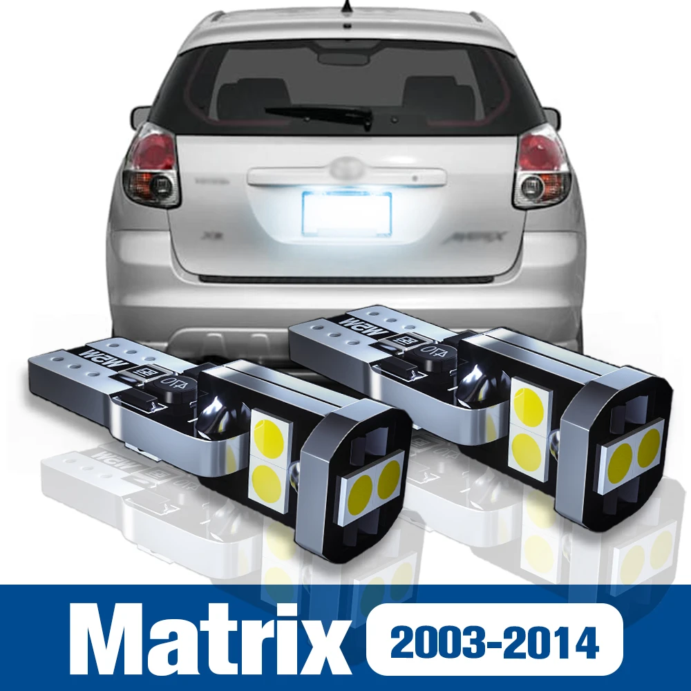 

2x LED License Plate Light Lamp Accessories Canbus For Toyota Matrix 2003 2004 2005 2006 2007 2008 2009 2010 2011 2012 2013 2014