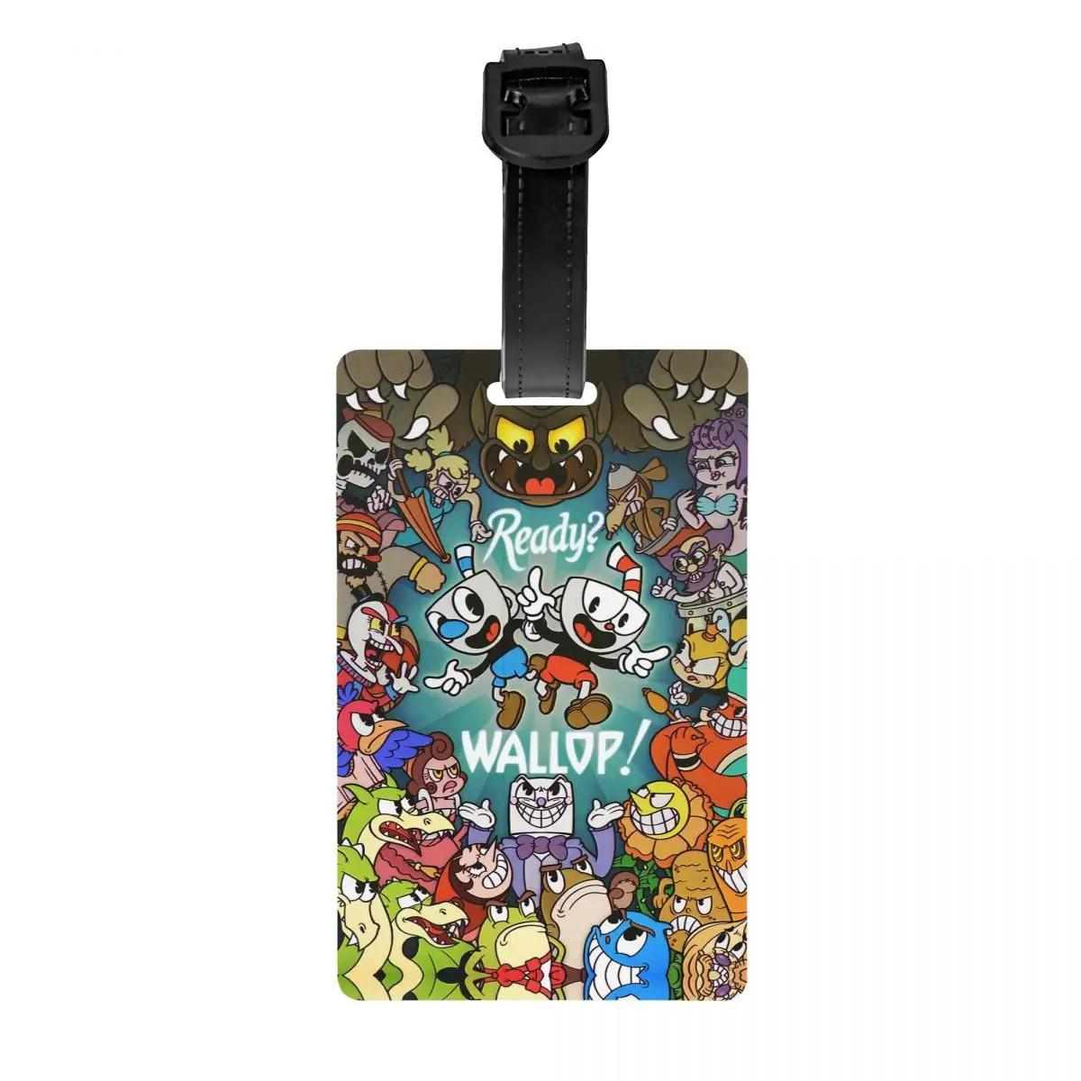Hot Game Cartoon Cuphead Mugman Luggage Tag Travel Bag Suitcase Privacy Cover ID Label
Hot Game Cartoon Cuphead Mugman Luggage Tag Travel Bag Suitcase Privacy Cover ID Label