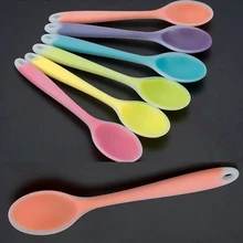 New Colorful Silicone Spoon Heat Resistant Non-stick Rice Spoons Kitchenware Tableware Learning Spoon Cooking Kitchen Tool
New Colorful Silicone Spoon Heat Resistant Non-stick Rice Spoons Kitchenware Tableware Learning Spoon Cooking Kitchen Tool
