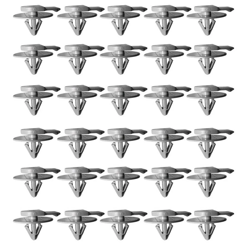 

30Pcs Auto Wheel Arch Trim Molding Clips Fastener Car Rivets For BMW For Mini For Cooper R50 R52 R55 R56 Mud Flap Guard Rivets