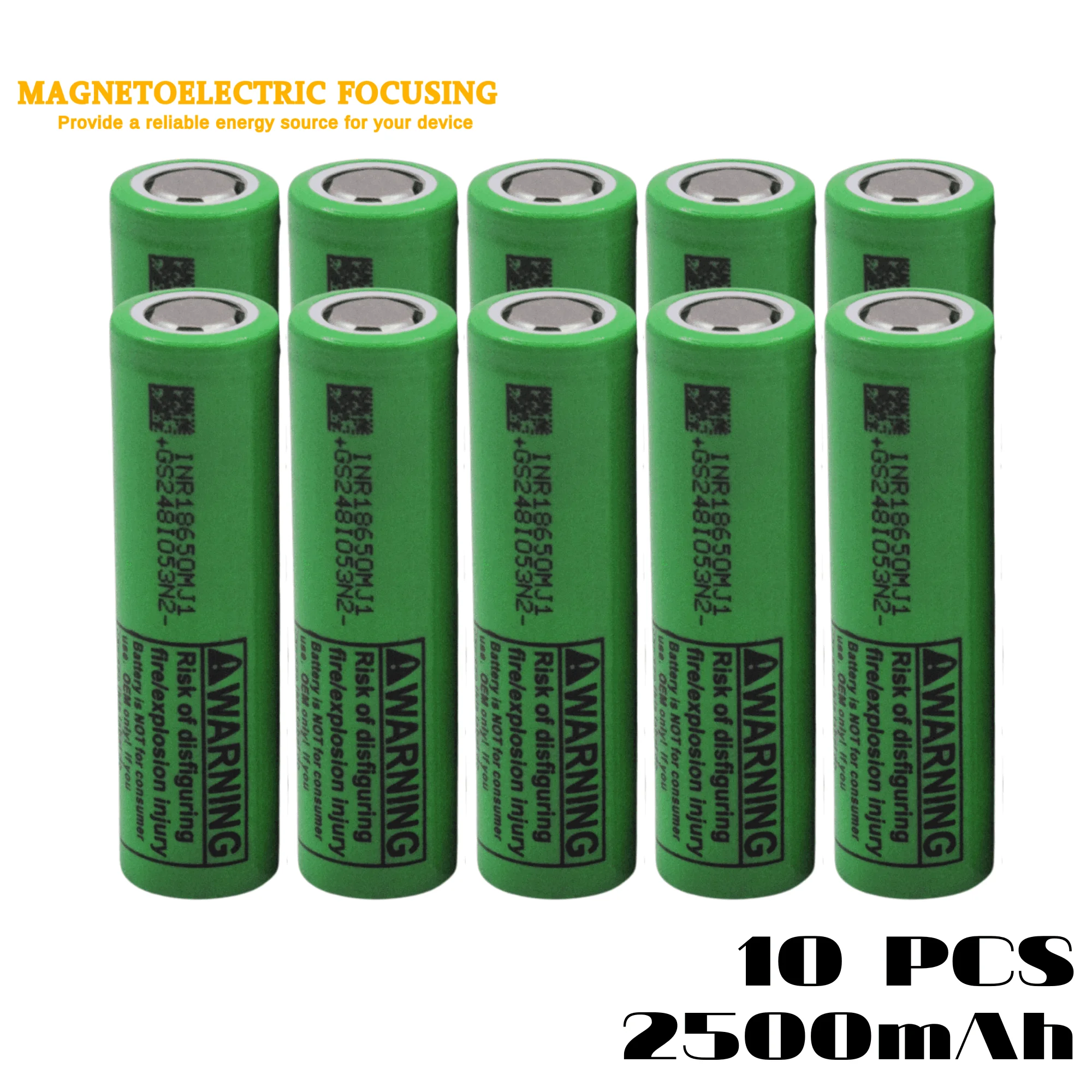 INR18650MJ1 Battery High Capacity 2500mAh High Discharge 20A Rechargeable Battery for Tools, Screwdrivers, Flashlights, and Toys
INR18650MJ1 Battery High Capacity 2500mAh High Discharge 20A Rechargeable Battery for Tools, Screwdrivers, Flashlights, and Toys