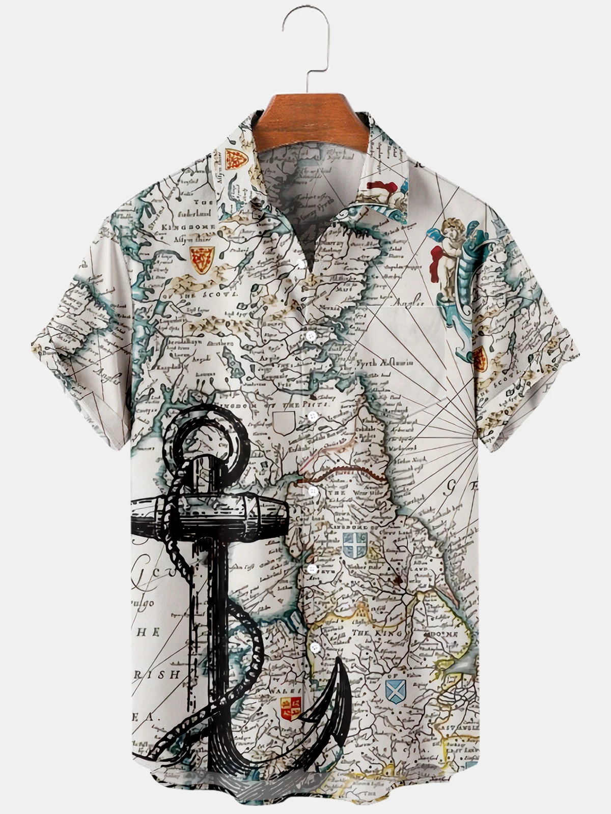 Summer Men's Short Sleeve Shirt Fashion Airplane Canada Map Ocean Sail Print Casual Button European Size Shirt
Summer Men's Short Sleeve Shirt Fashion Airplane Canada Map Ocean Sail Print Casual Button European Size Shirt