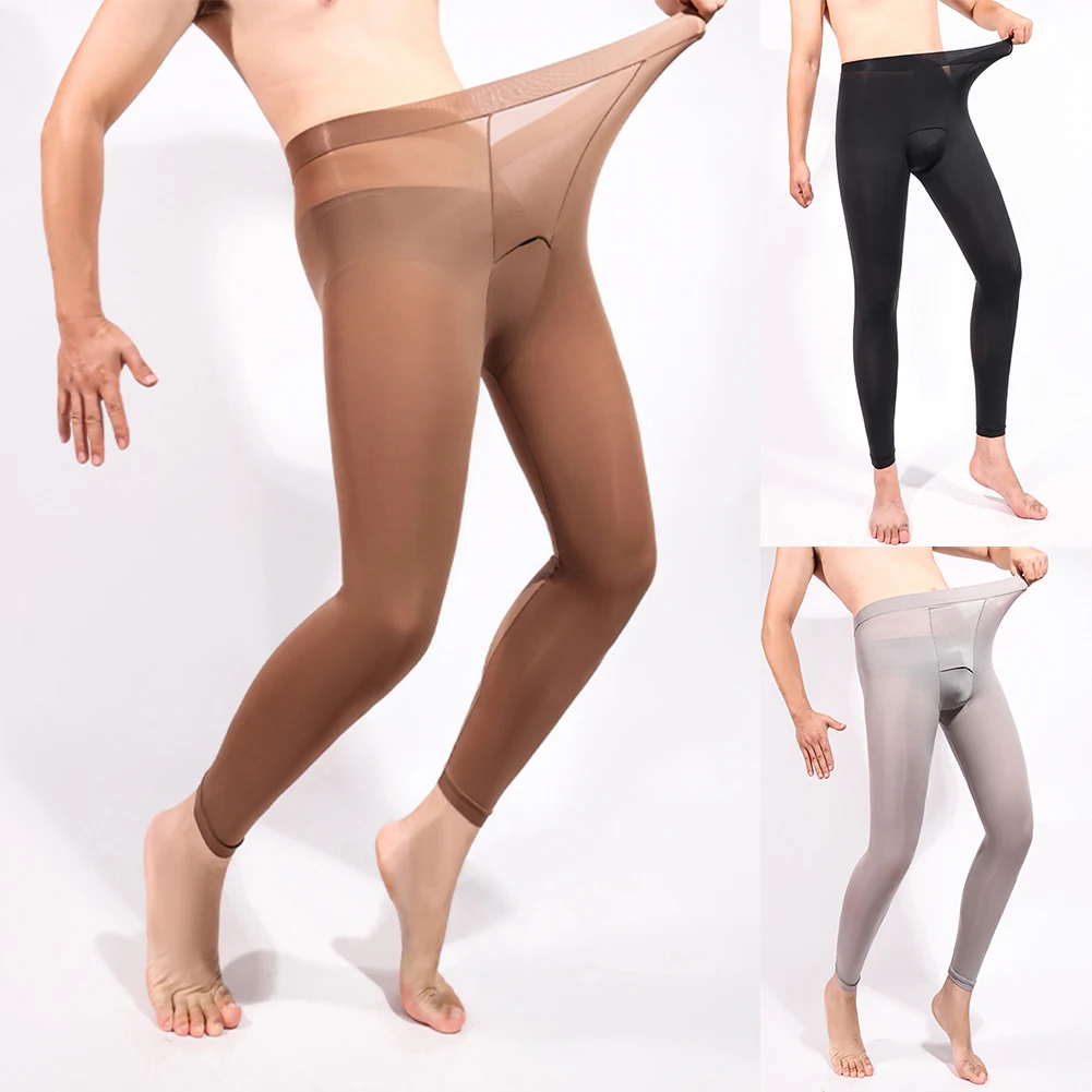 Mens Long Johns Bottoms Thermal Underwear U Convex Pouch Leggings Under Wear Pants Oil Shiny Sheer Silky Ultra Elastic-Pants
Mens Long Johns Bottoms Thermal Underwear U Convex Pouch Leggings Under Wear Pants Oil Shiny Sheer Silky Ultra Elastic-Pants