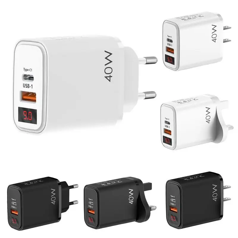 USB Wall Charger Block Charging Block Wall Charger Dual Port Cell Phone Wall Chargers With LED Display For Quick Charging Phone
USB Wall Charger Block Charging Block Wall Charger Dual Port Cell Phone Wall Chargers With LED Display For Quick Charging Phone