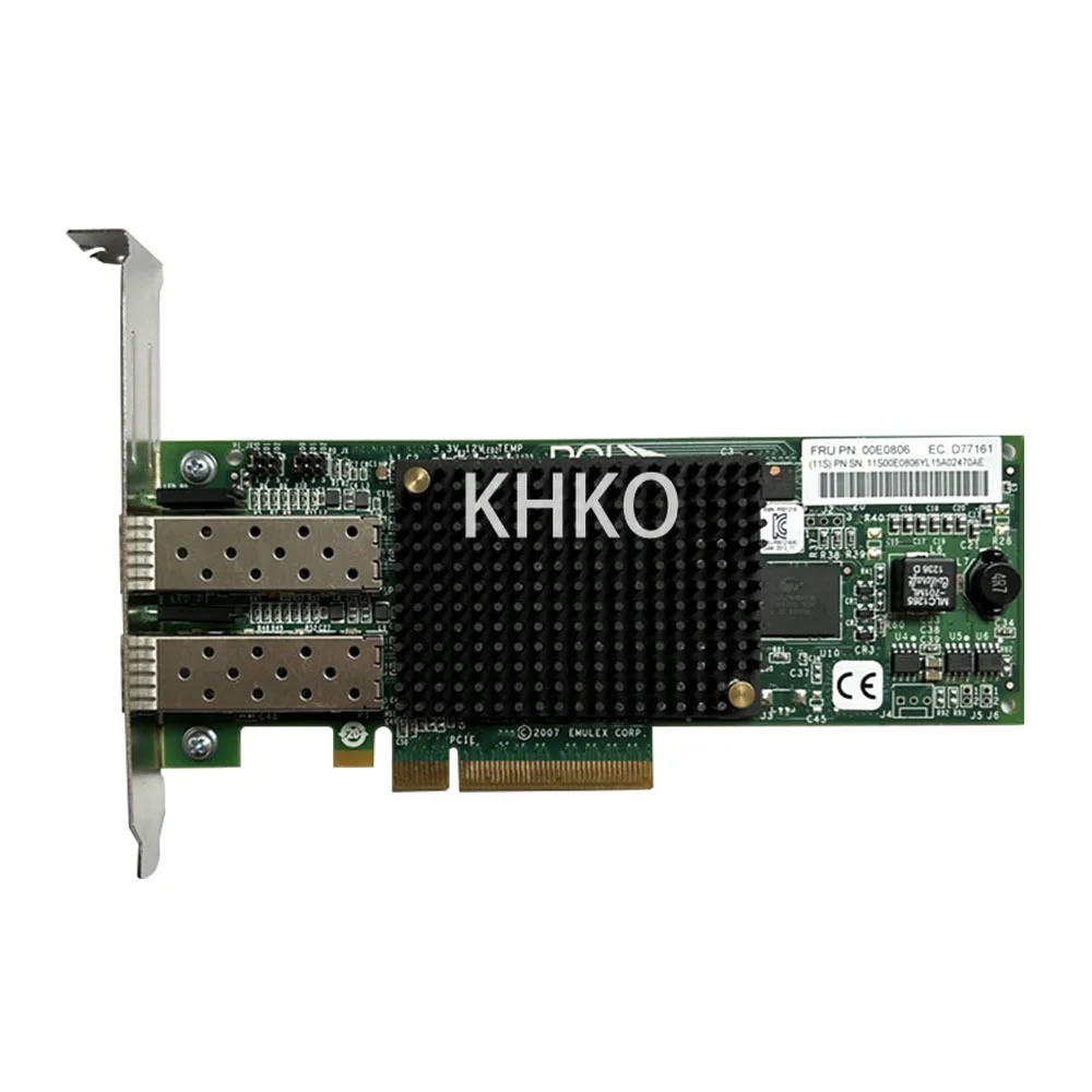 Волоконно-оптическая карта HBA Card LPE12002 8 ГБ, двухпортовый волоконно-оптический канал, хост-шина, адаптер PCIe, сетевая карта Ethernet/сетевые карты
Волоконно-оптическая карта HBA Card LPE12002 8 ГБ, двухпортовый волоконно-оптический канал, хост-шина, адаптер PCIe, сетевая карта Ethernet/сетевые карты