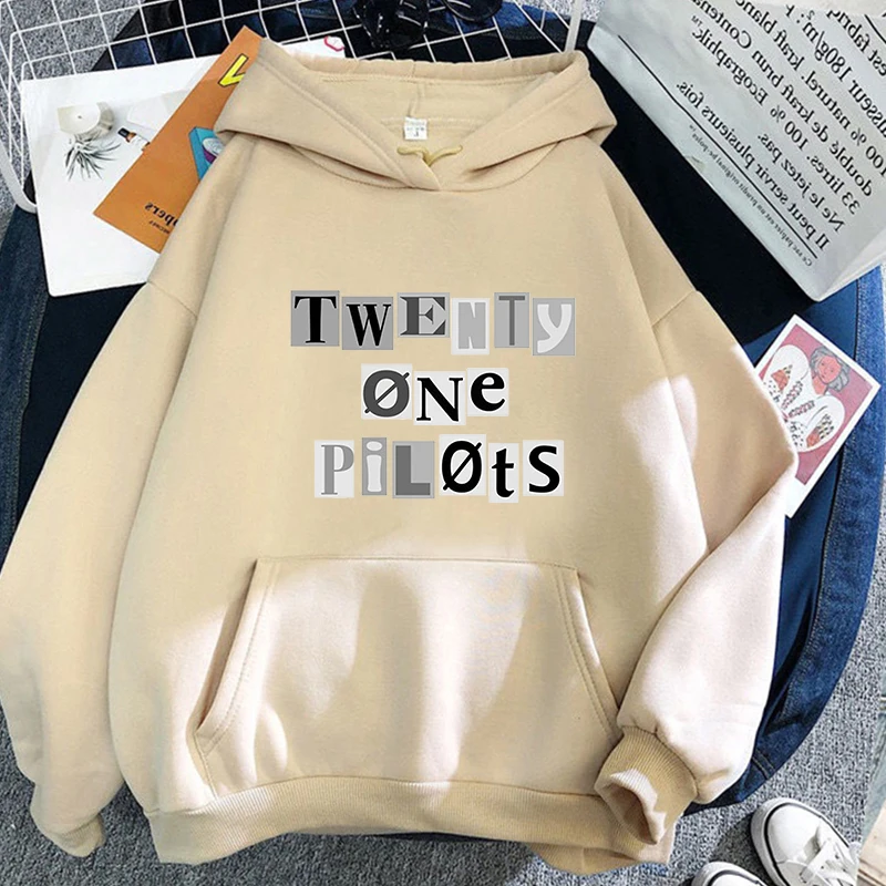 

Twenty One Pilots Printed Hoodie Sportswear Men's And Women's Hooded Oversized Hooded Hip-Hop Street Casual Pullover Sportswear