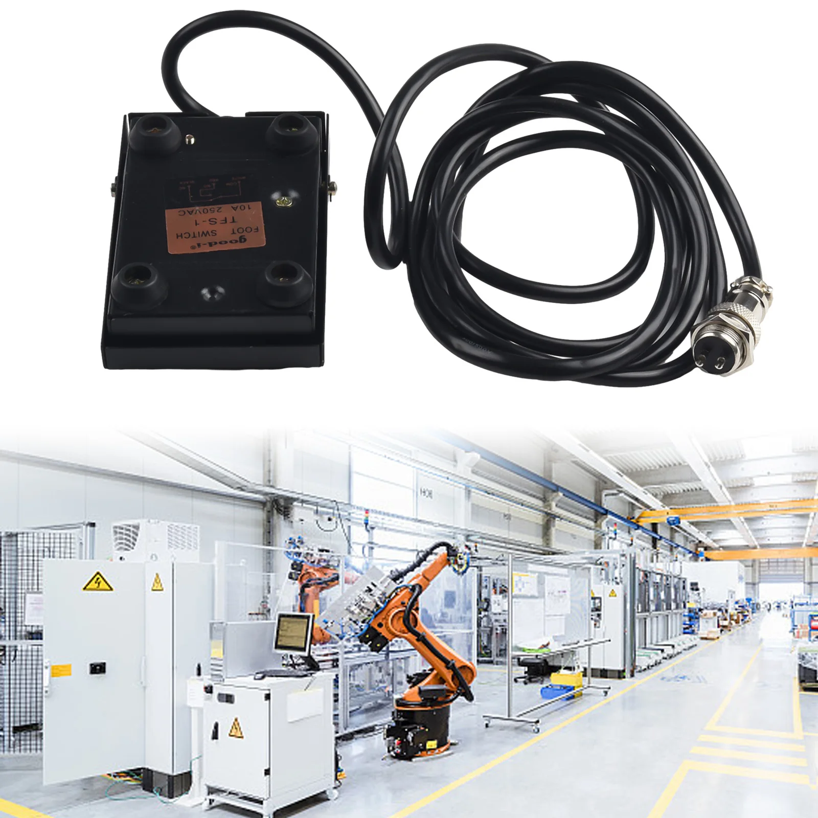 Spot Welded Foot Pedal Welding 1pc Metal TFS-1 TIG Welder 2/3-pin 5A Anti-skid Control Cutting Foot Controller
Spot Welded Foot Pedal Welding 1pc Metal TFS-1 TIG Welder 2/3-pin 5A Anti-skid Control Cutting Foot Controller