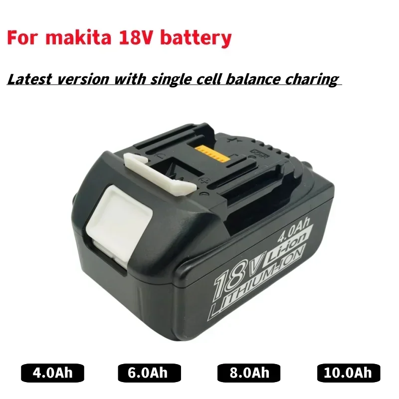 

100% Original For Makita 18V 6000mAh Rechargeable Power Tools Battery with LED Li-ion Replacement LXT BL1860B BL1860 BL1850