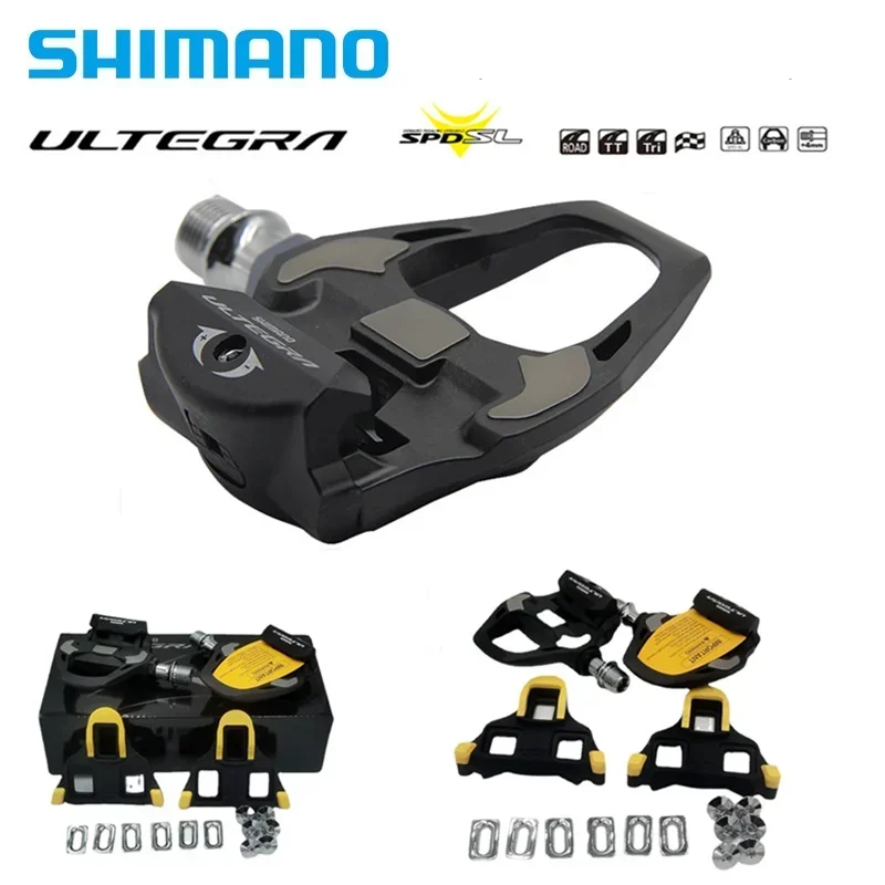 

SHIMANO Ultegra Pedals PD-R8000 Road Bike Clipless Pedals with SM-SH11 SPD-SL R8000 Cleats Pedal box road bike carbon pedals