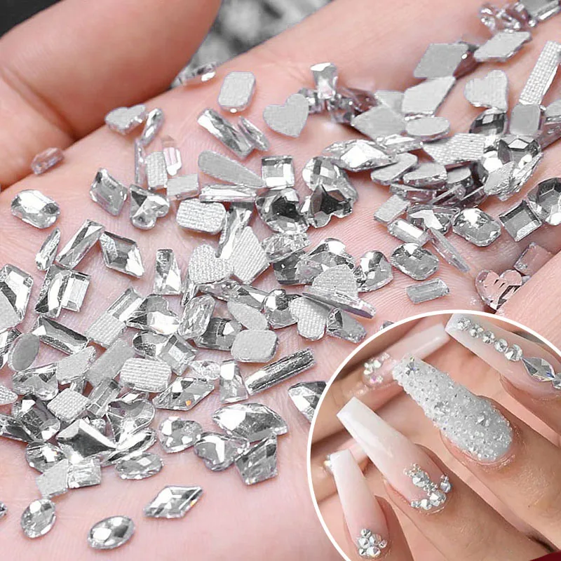 20pcs Sparkling Nail Diamonds Nail Gems Flatback Crystal Nail Rhinestones Shiny Rhinestones for Nails Women Nail Art Accessories
20pcs Sparkling Nail Diamonds Nail Gems Flatback Crystal Nail Rhinestones Shiny Rhinestones for Nails Women Nail Art Accessories