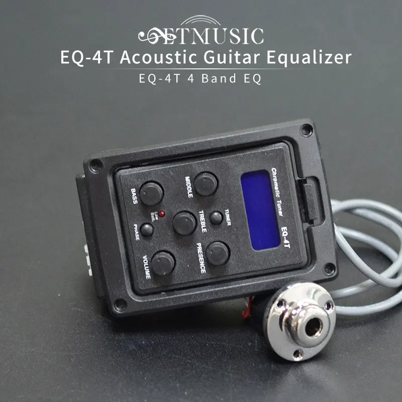 5PCS EQ-4T 4 Band Acoustic Guitar Preamp Electric Guitar EQ Equalizer Acoustic Guitar Preamp EQ Pickup with Tuner
5PCS EQ-4T 4 Band Acoustic Guitar Preamp Electric Guitar EQ Equalizer Acoustic Guitar Preamp EQ Pickup with Tuner