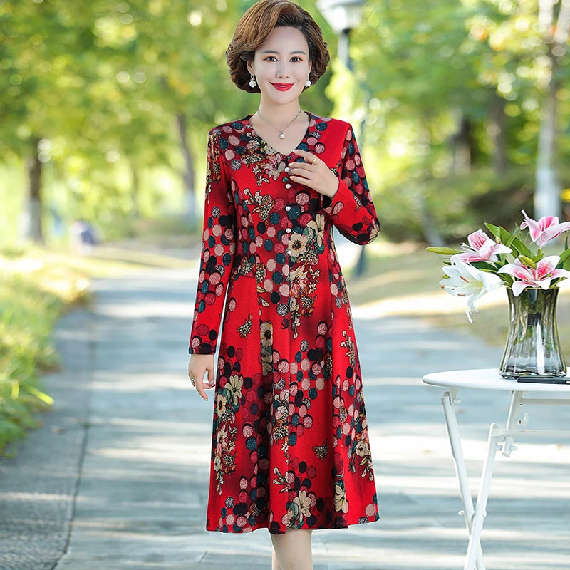 New Vintage Knit Elegant Midi Dress Autumn Autumn Floral V neck Dress Women Bodycon Party Casual Maxi Vestidos
New Vintage Knit Elegant Midi Dress Autumn Autumn Floral V neck Dress Women Bodycon Party Casual Maxi Vestidos
