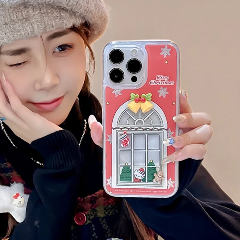 Sanrio Christmas Hello Kitty Phone Case for Iphone 15 14 13 12 11 Pro Max Kitty Snowflake Quicksand Mobile Phone Protective Case
Sanrio Christmas Hello Kitty Phone Case for Iphone 15 14 13 12 11 Pro Max Kitty Snowflake Quicksand Mobile Phone Protective Case