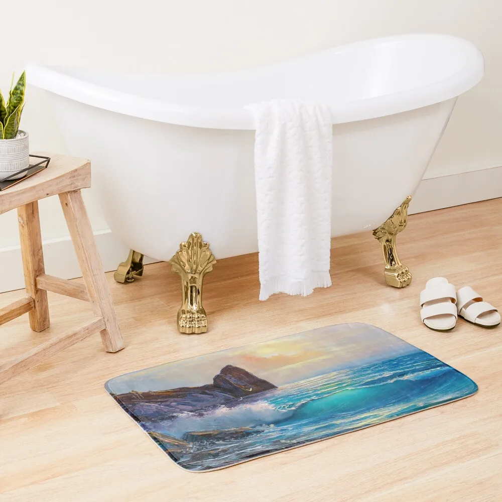 Seaside oil painting, Beautiful, Surfing, Beachy, Swimming, Adventure, Beach Bath Mat Kitchen Rug Bathroom Items Front Door Mat
Seaside oil painting, Beautiful, Surfing, Beachy, Swimming, Adventure, Beach Bath Mat Kitchen Rug Bathroom Items Front Door Mat