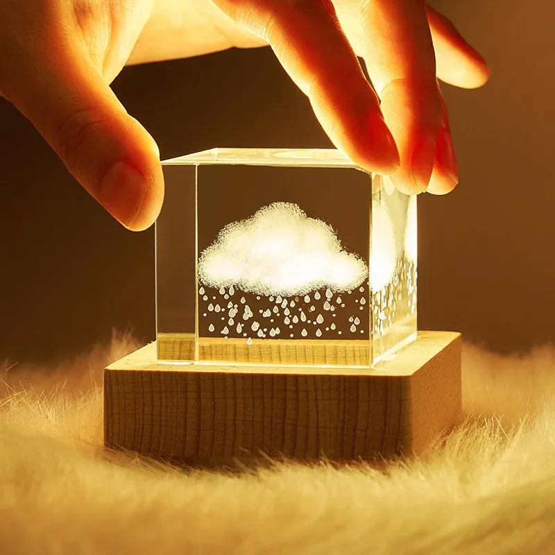 4/5/6CM Crystal Cube Ornament Switch Warm Light Wood Base Carved Moon Solar System Galaxy Desktop Ornament
4/5/6CM Crystal Cube Ornament Switch Warm Light Wood Base Carved Moon Solar System Galaxy Desktop Ornament