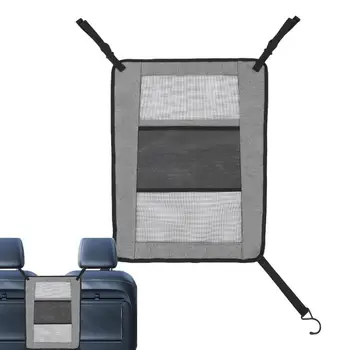Mantenha seu Veículo Organizado com a Caixa de Armazenamento Multifuncional para Banco do Motorista 9 Car Middle Seat Organizer Driver Storage Netting Pouch High-Capacity Seat Back Pouch Driver Storage Netting Pouch Convenient