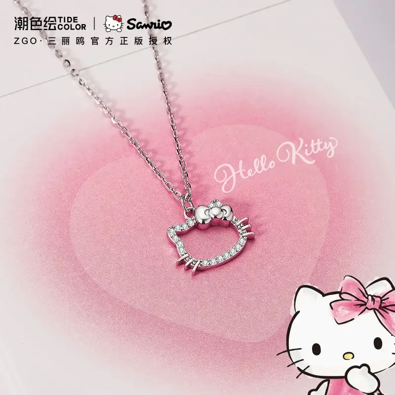Kawaii Hello Kitty Sanrio Anime Necklace Alloy Crystals Neck Chain Y2K Pendant Women Exquisite Clavicle Chain Accessories Gift
Kawaii Hello Kitty Sanrio Anime Necklace Alloy Crystals Neck Chain Y2K Pendant Women Exquisite Clavicle Chain Accessories Gift