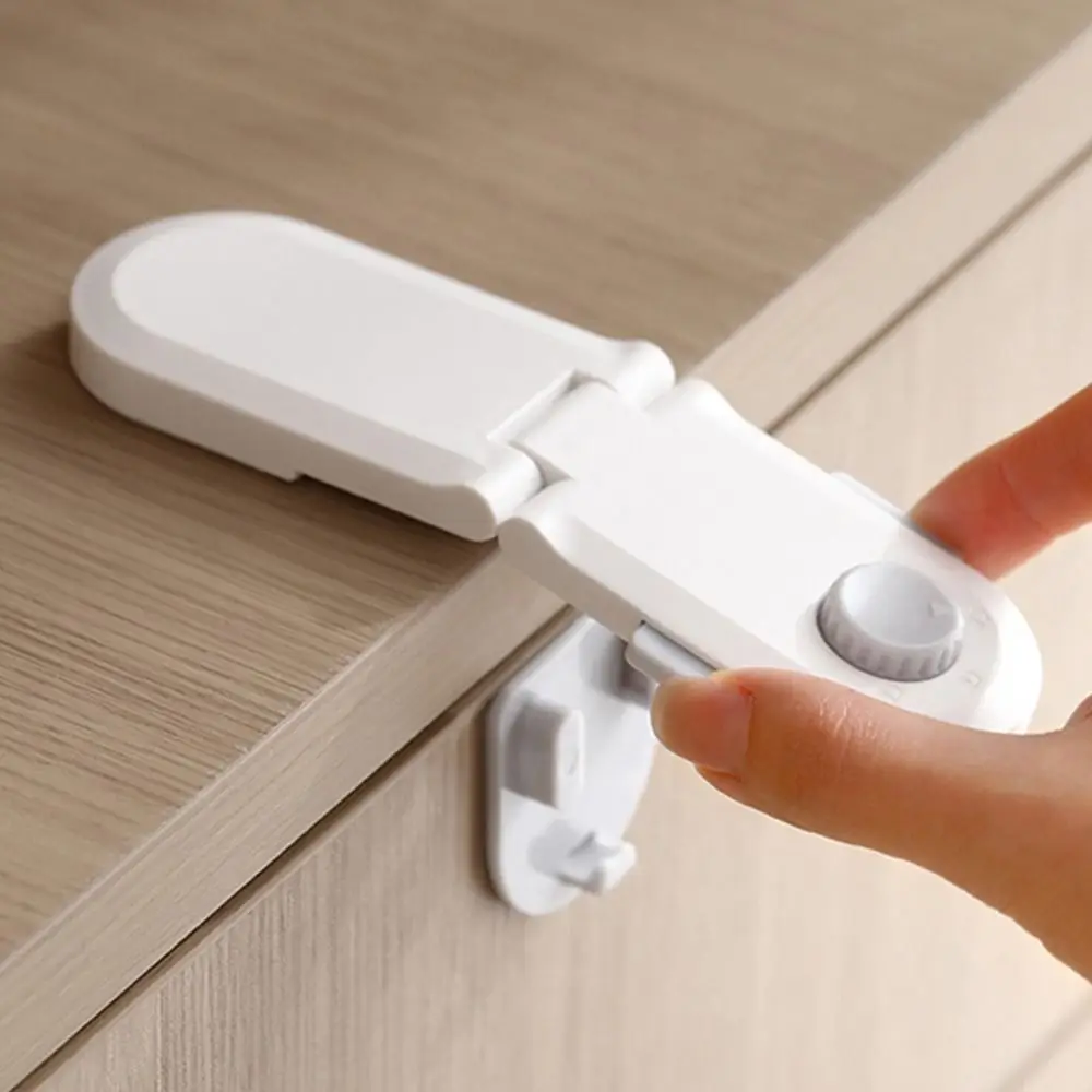 

Anti-pinch Anti-opening Right Angle Lock Self-Adhesive Baby Safety Lock Home Security Lock Door Stopper Lock Cabinet Door Lock