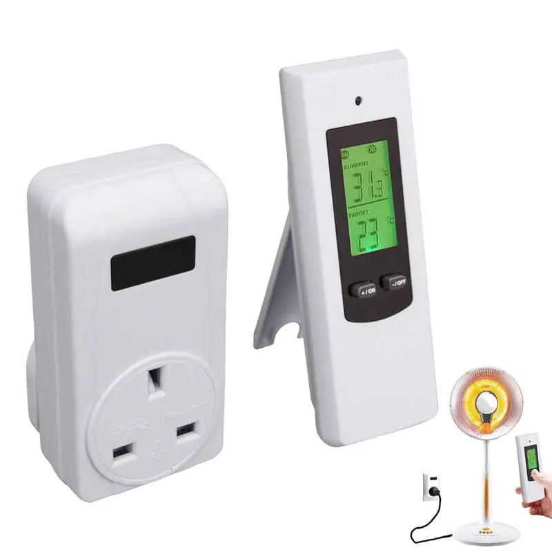 Smart Thermostats Digital Plug Play Thermostat With LCD Energy Saving Wireless Electric Heaters Convection Heating For Home
Smart Thermostats Digital Plug Play Thermostat With LCD Energy Saving Wireless Electric Heaters Convection Heating For Home