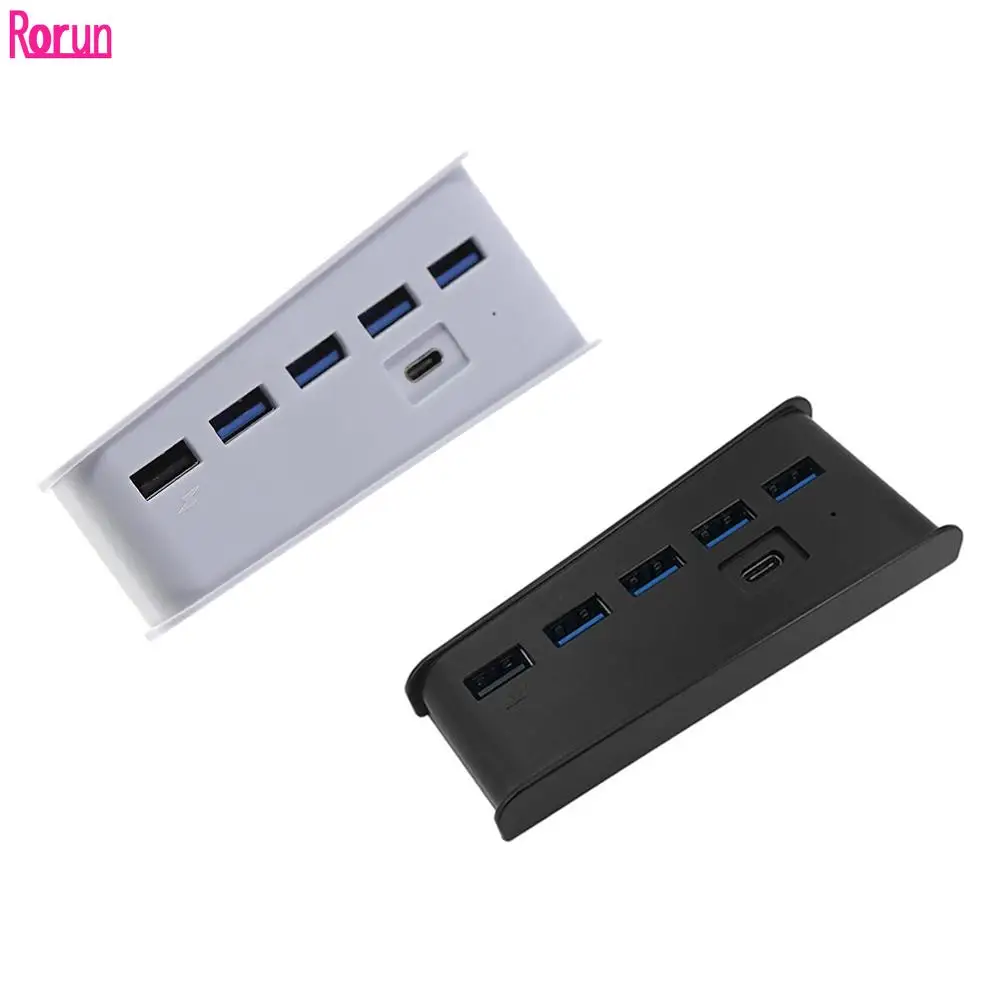 USB Splitter Expander Hub Adapter For PS5 USB Hub Extension for PlayStation 5 With 4 USB + 1 USB Charging Port + 1 USB C Port
USB Splitter Expander Hub Adapter For PS5 USB Hub Extension for PlayStation 5 With 4 USB + 1 USB Charging Port + 1 USB C Port