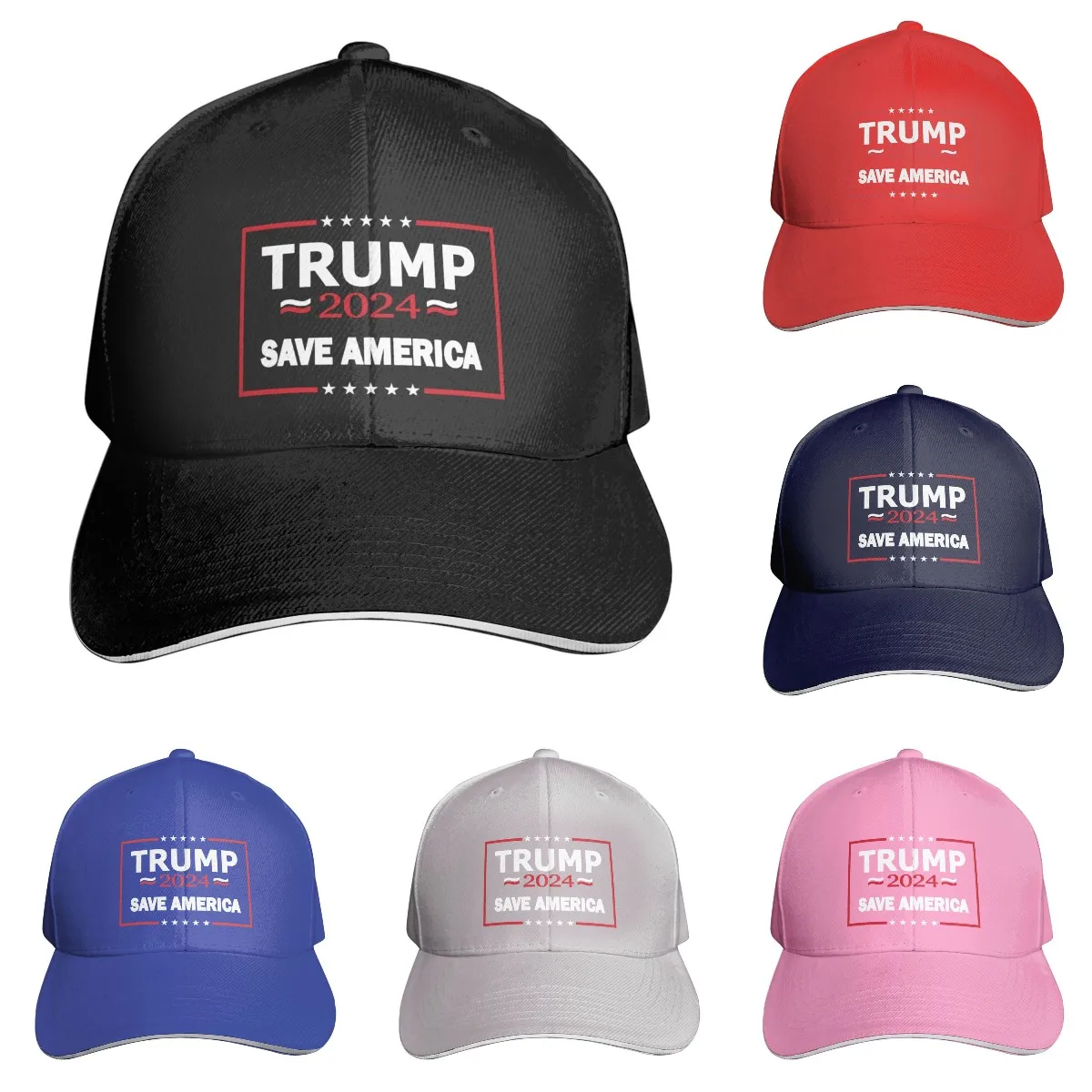 

Trump 2024 Hat Donald Trump Hat 2024 MAGA Keep America Great Hat Camo USA Back Men Woman Adult Adjustable Baseball Cap Black