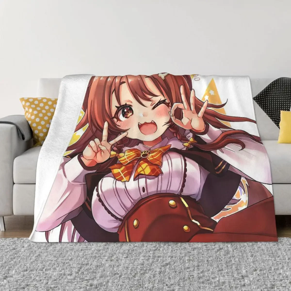 Hololive Virtual Host Group Box Blanket Flannel Inugami Korone Cozy Soft FLeece Bedspread
Hololive Virtual Host Group Box Blanket Flannel Inugami Korone Cozy Soft FLeece Bedspread