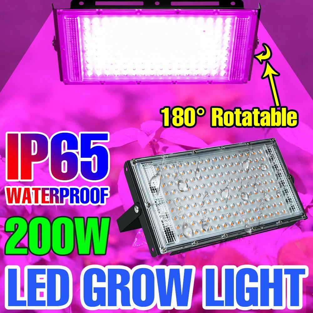 

Led Grow Light Phyto Lamp Full Spectrum Phytolamp For Plants Light Bulb 200W Hydroponic Lamp Greenhouse Flower Seed Grow Tent