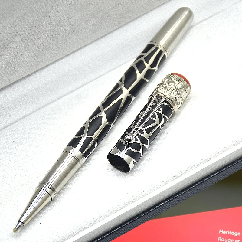 Limited Edition Heritage Series 1912 Matte Black Rollerball Pen MB Ballpoint Pen Unique Spider Cap Office Writing Fountain Pens
Limited Edition Heritage Series 1912 Matte Black Rollerball Pen MB Ballpoint Pen Unique Spider Cap Office Writing Fountain Pens